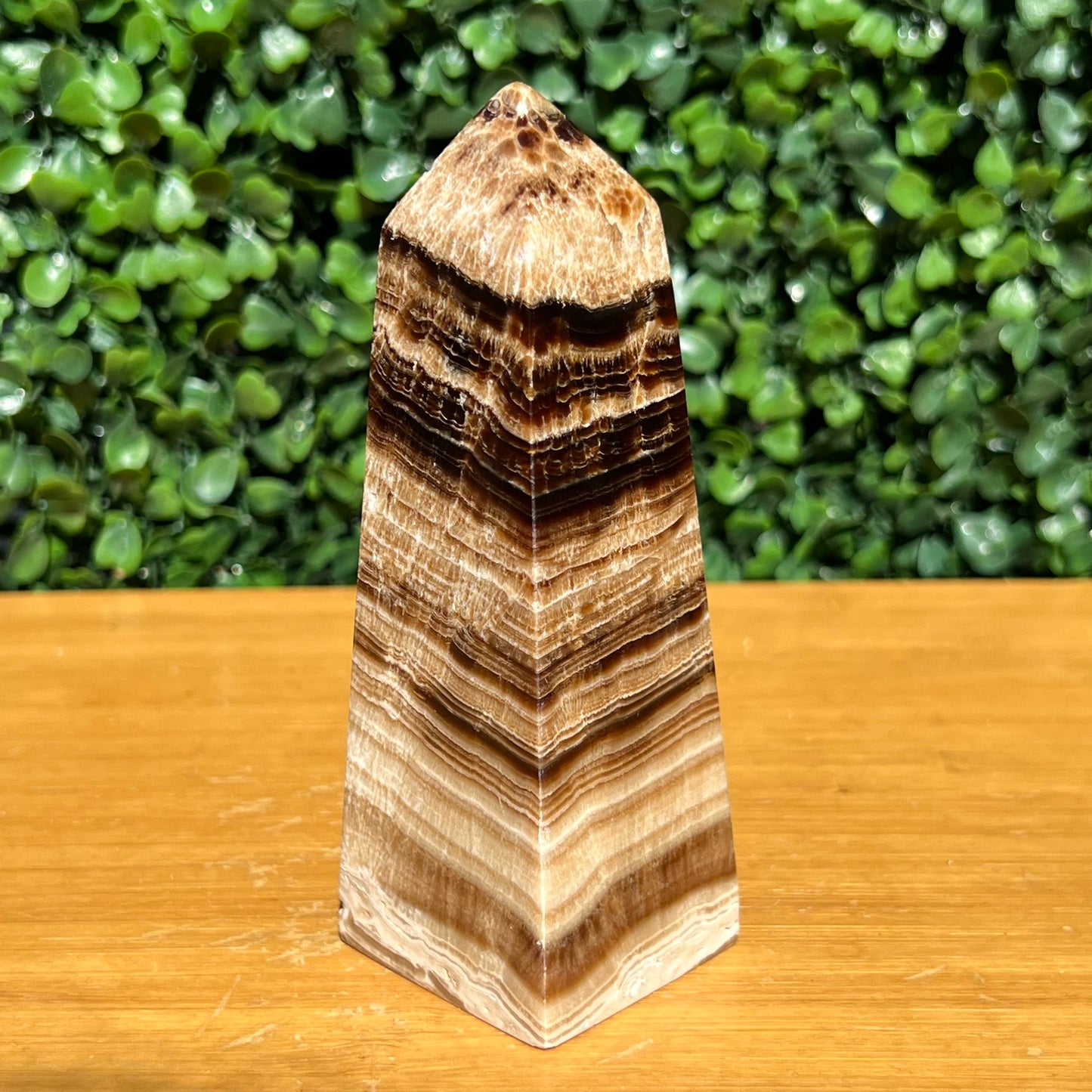 Chocolate Calcite Obelisk
