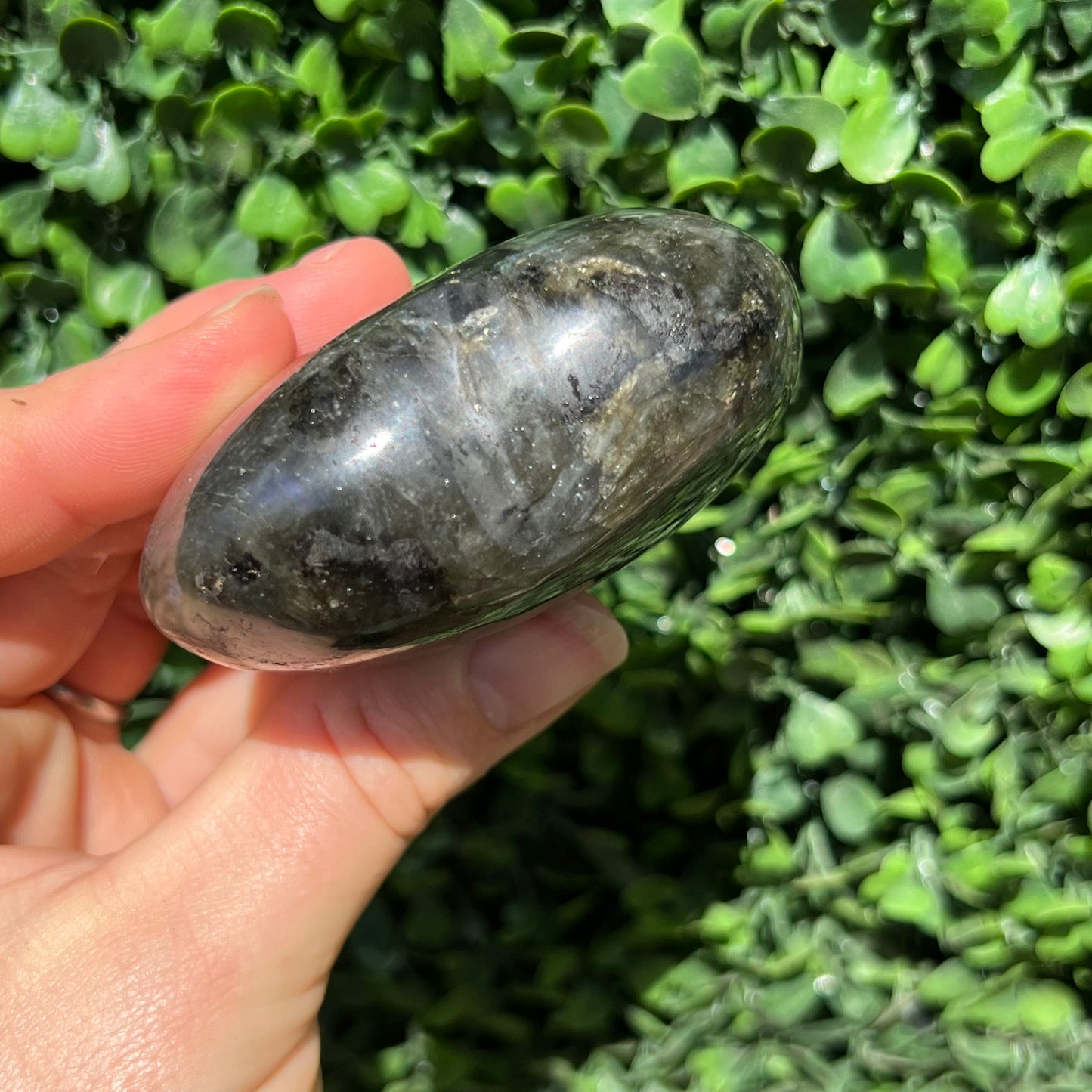 Labradorite Heart