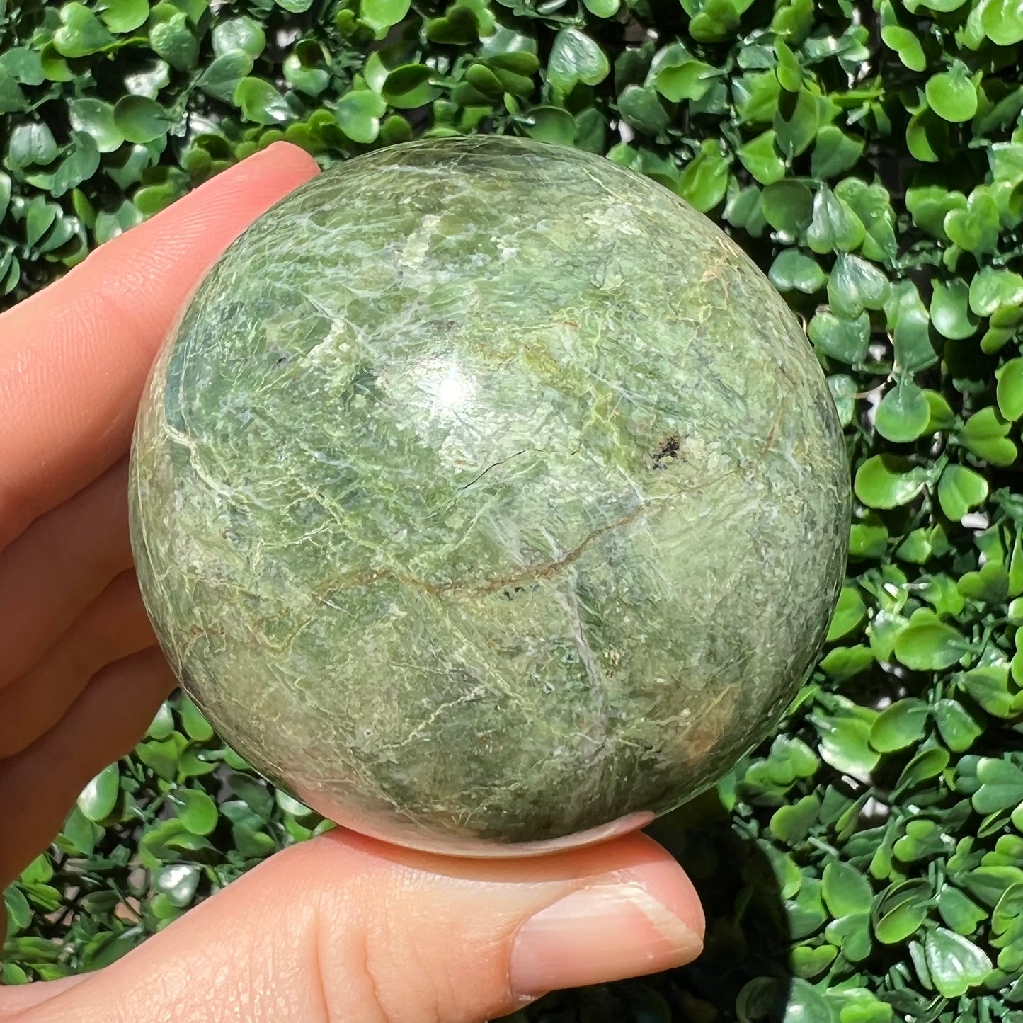 Chrysoprase Sphere