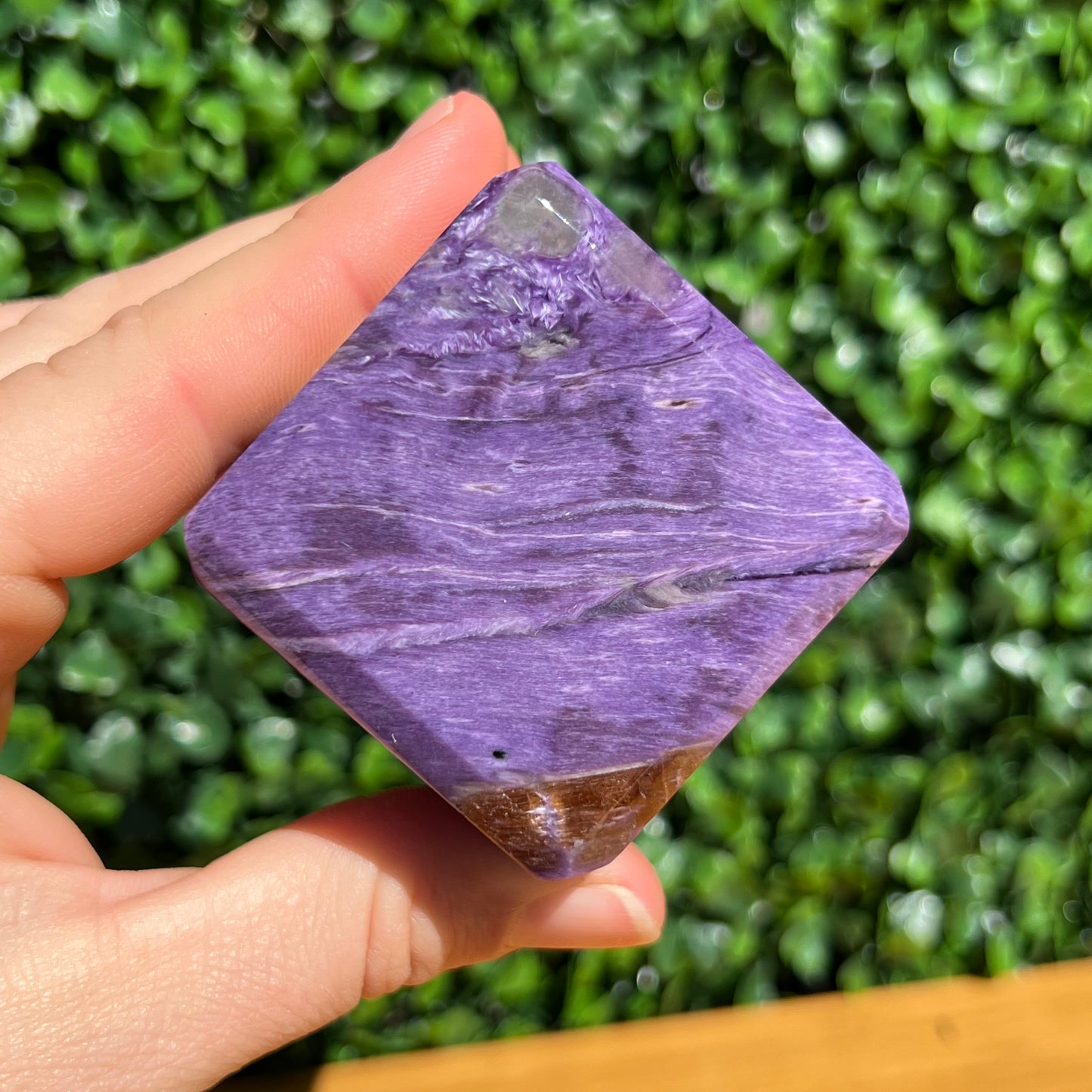 Charoite Cube