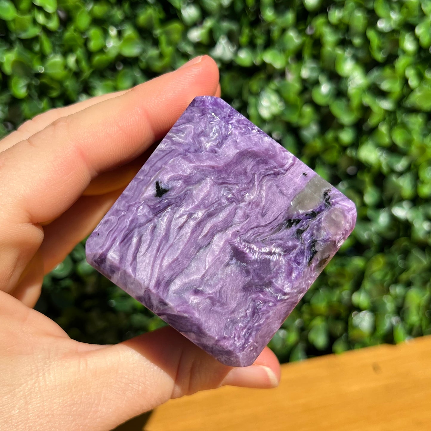 Charoite Cube