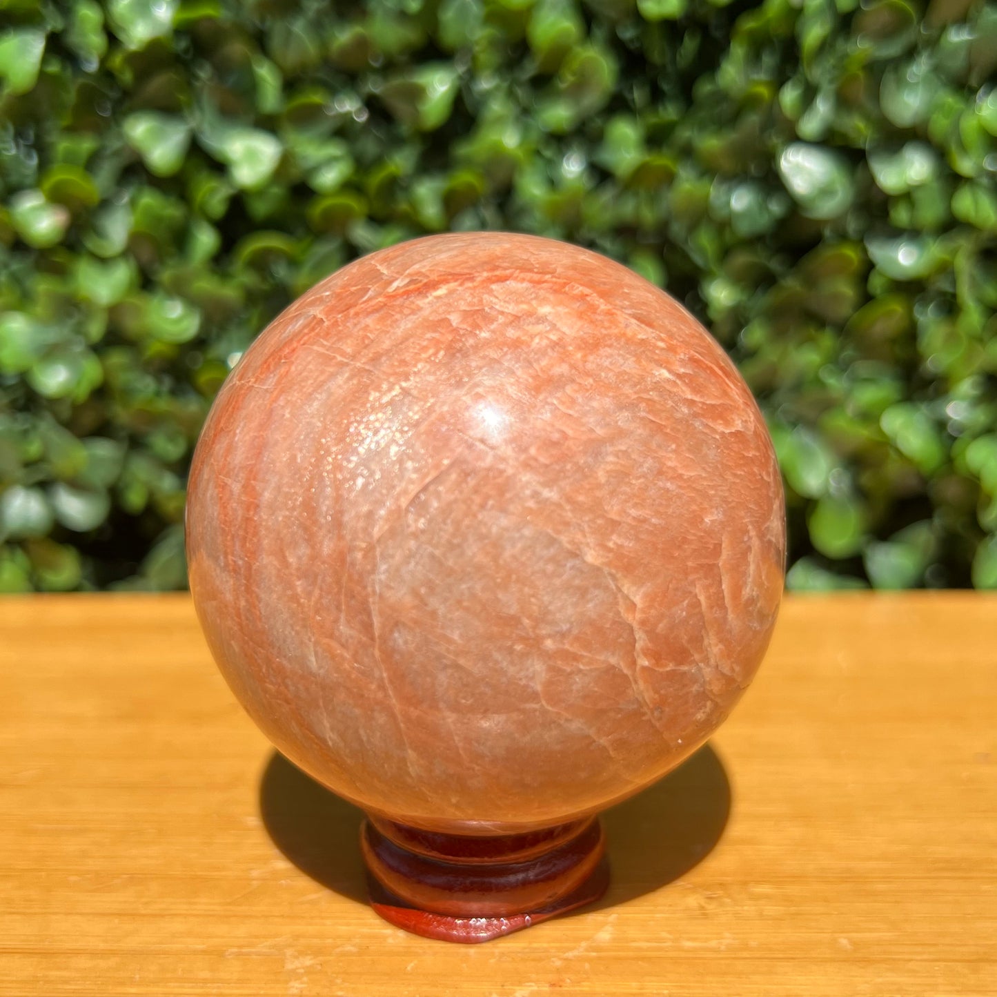 Peach Moonstone Sphere