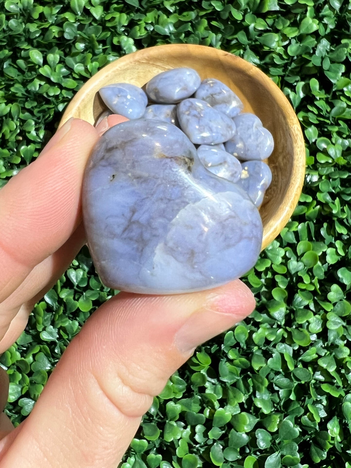 Blue Quartz Heart’s Small