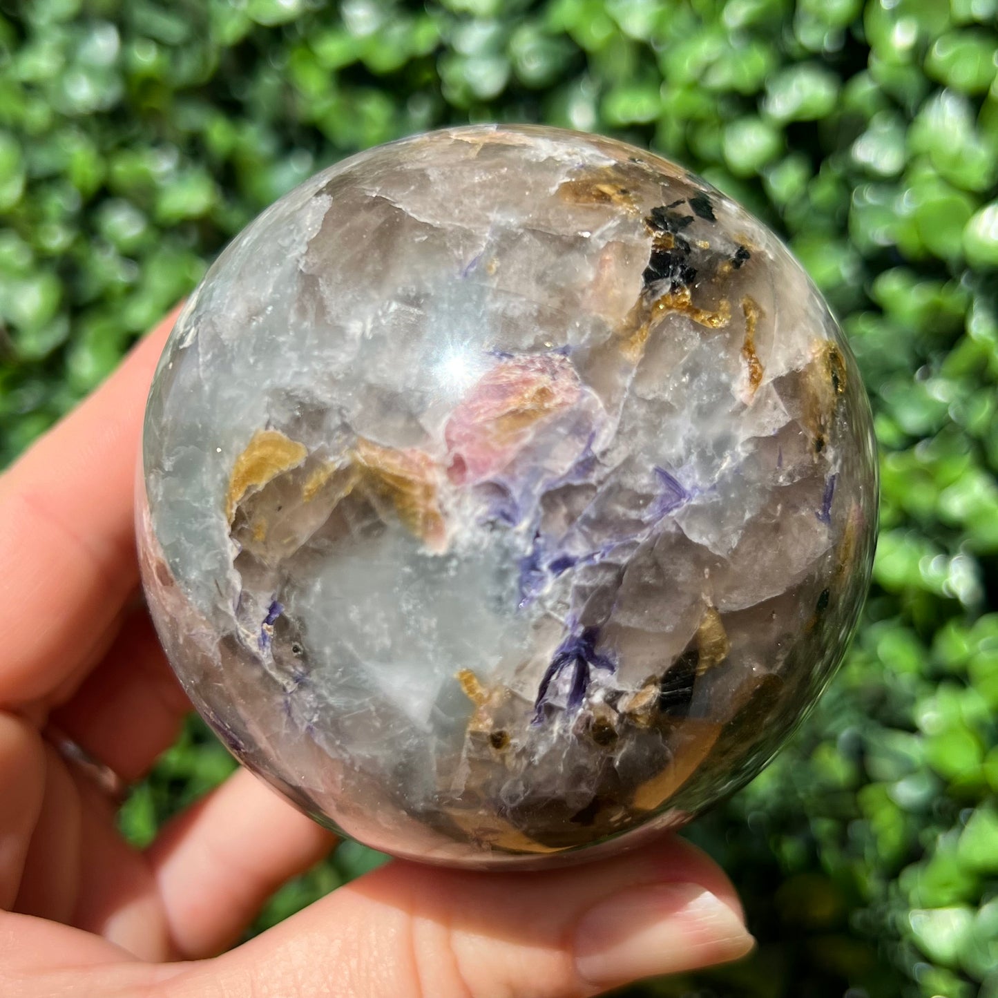 Lepidolite Mix Sphere