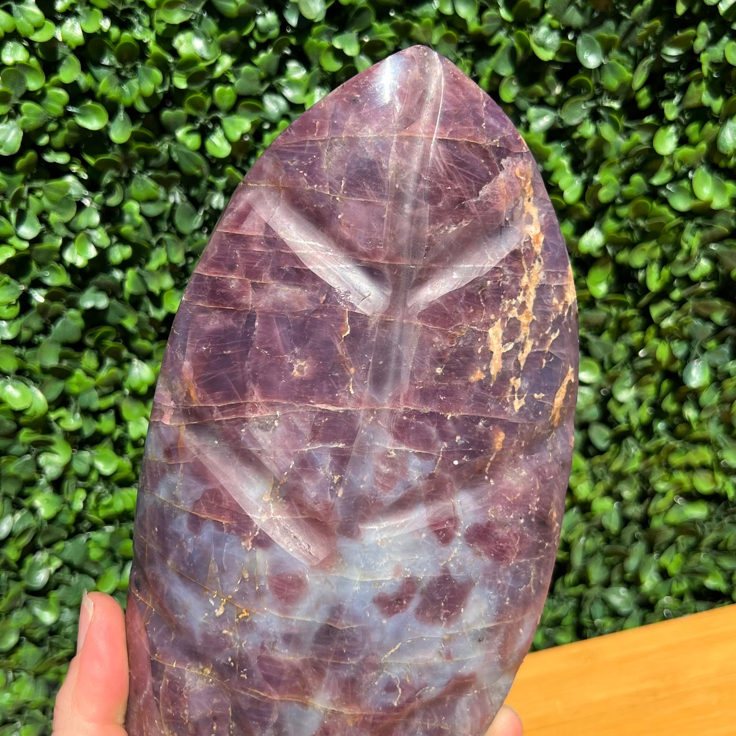 Purple Quartz Leaf