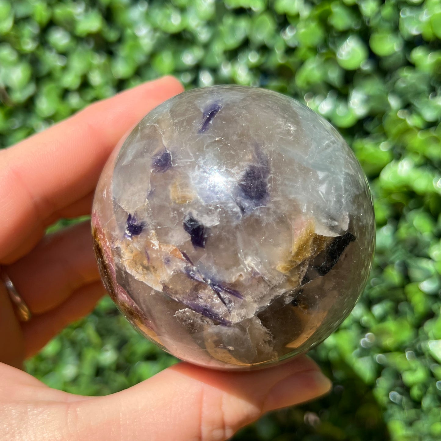 Lepidolite Mix Sphere