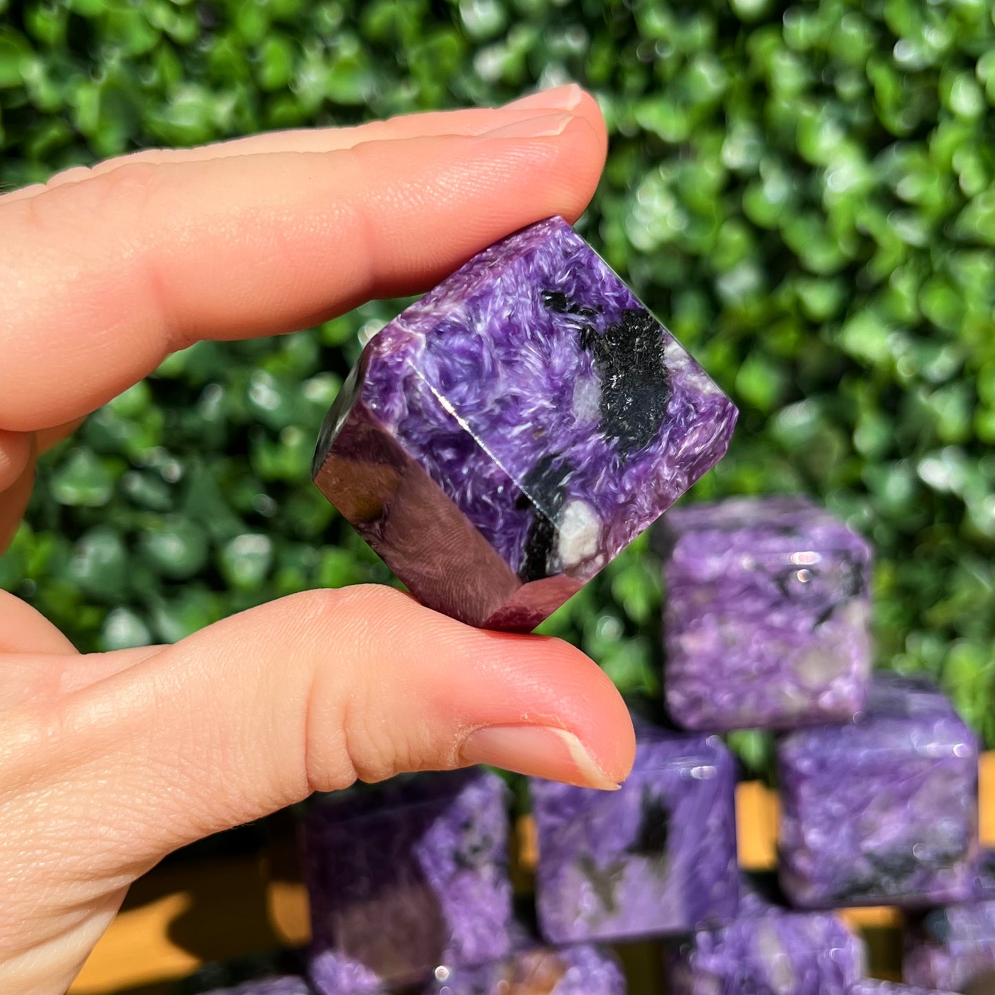Charoite Cubes