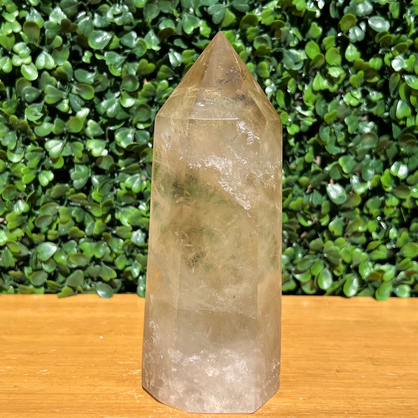 100% Natural Light Citrine Tower