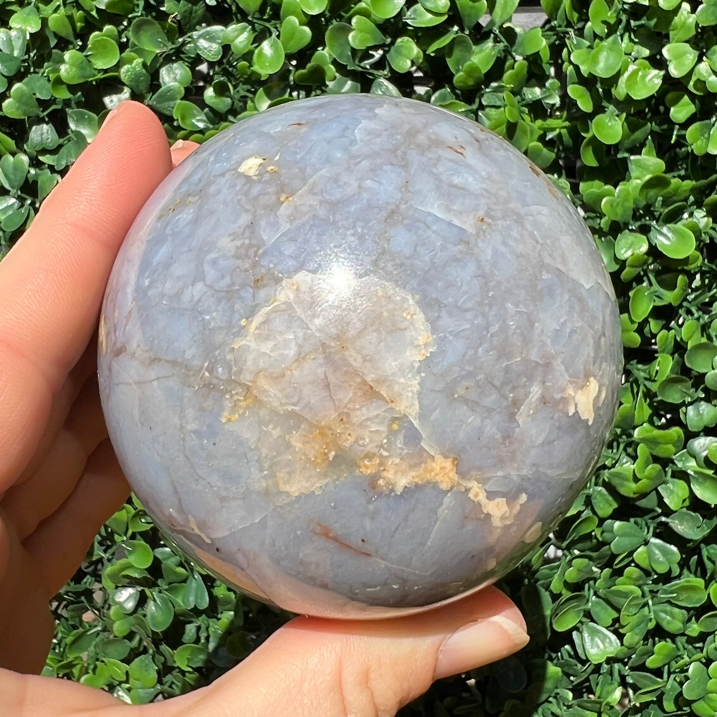 Blue Quartz Sphere