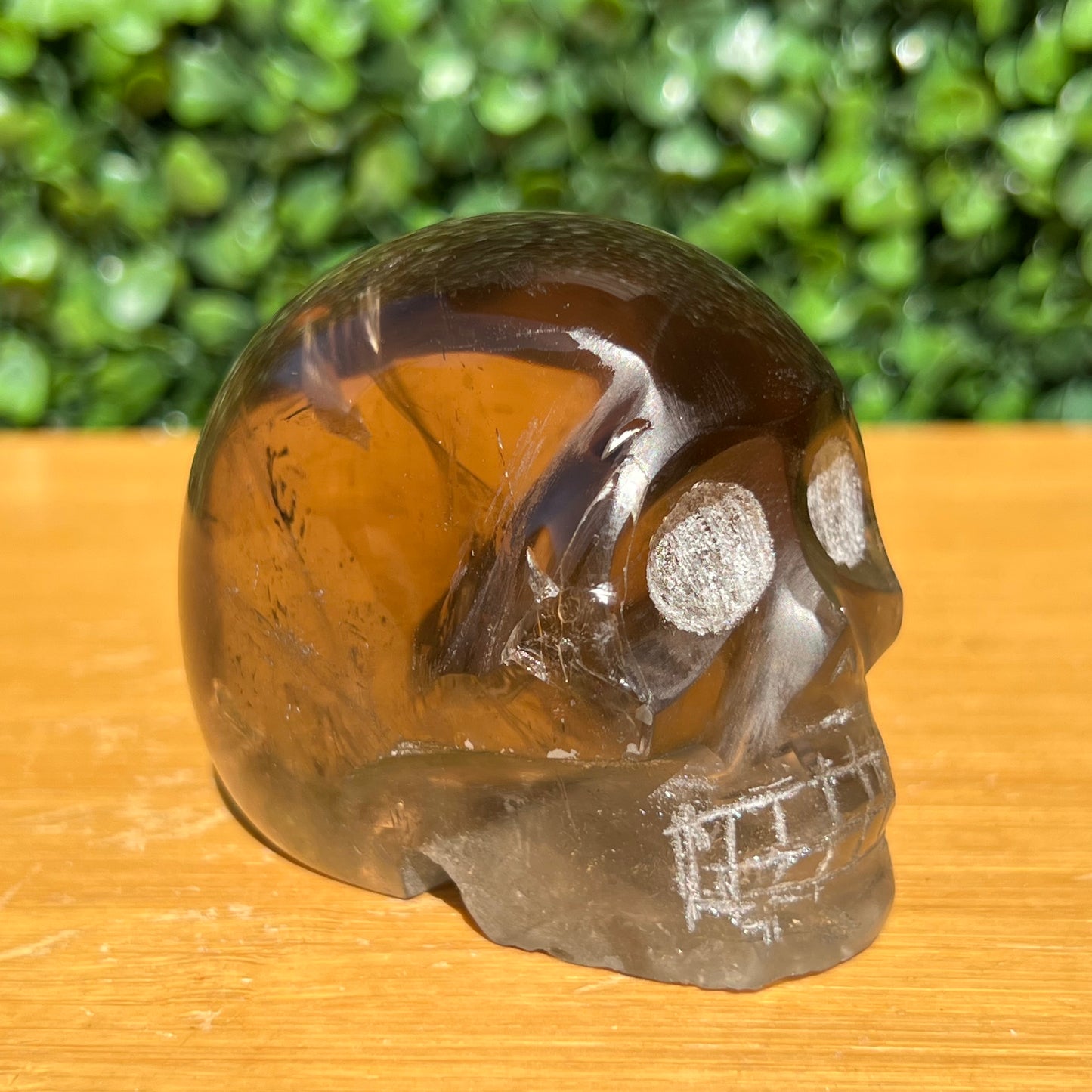 Smokey Quartz Skull