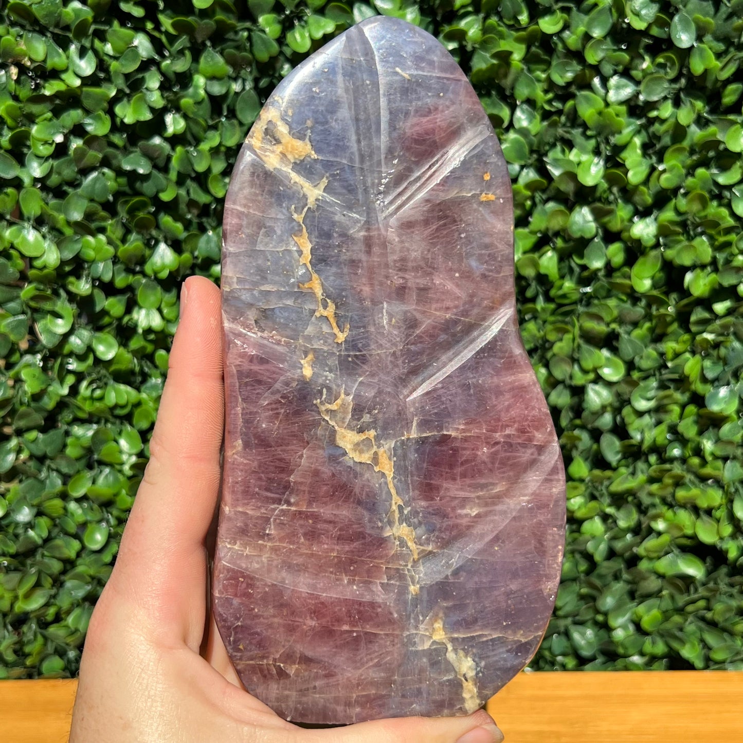 Purple Quartz Leaf