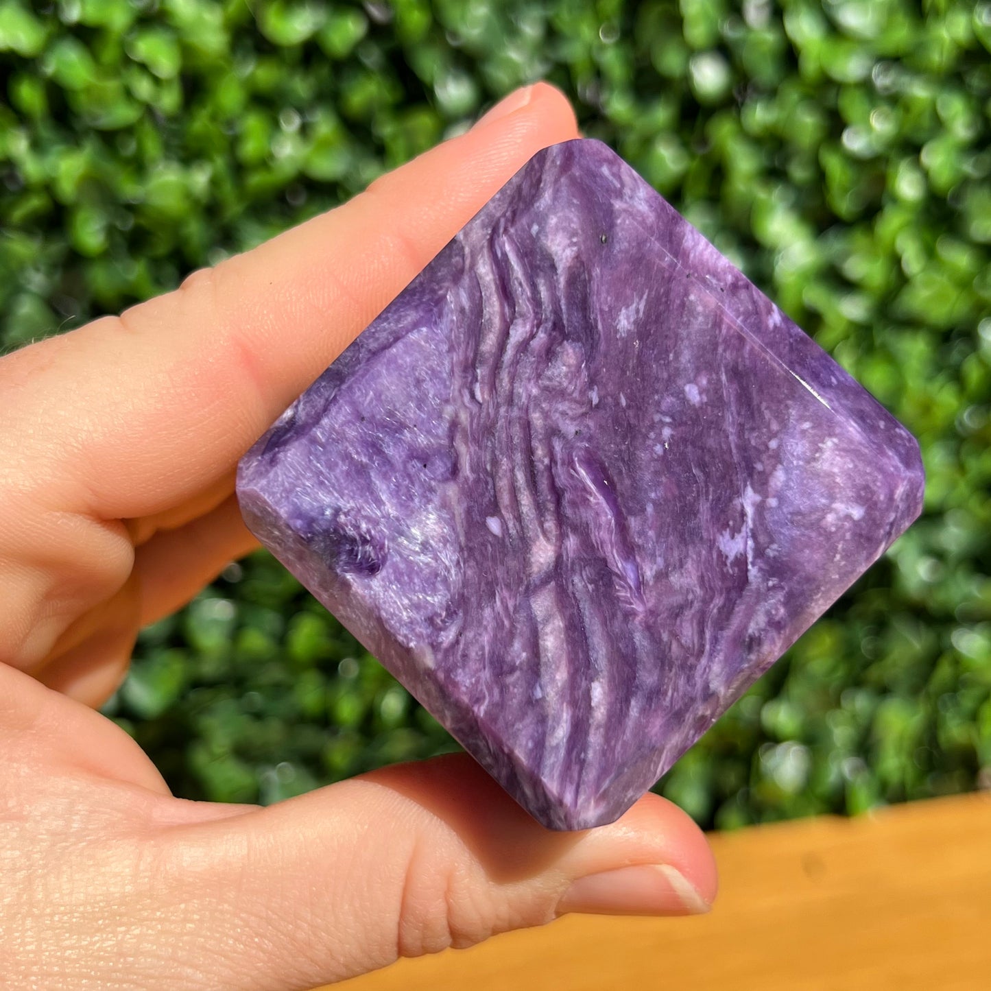 Charoite Cube
