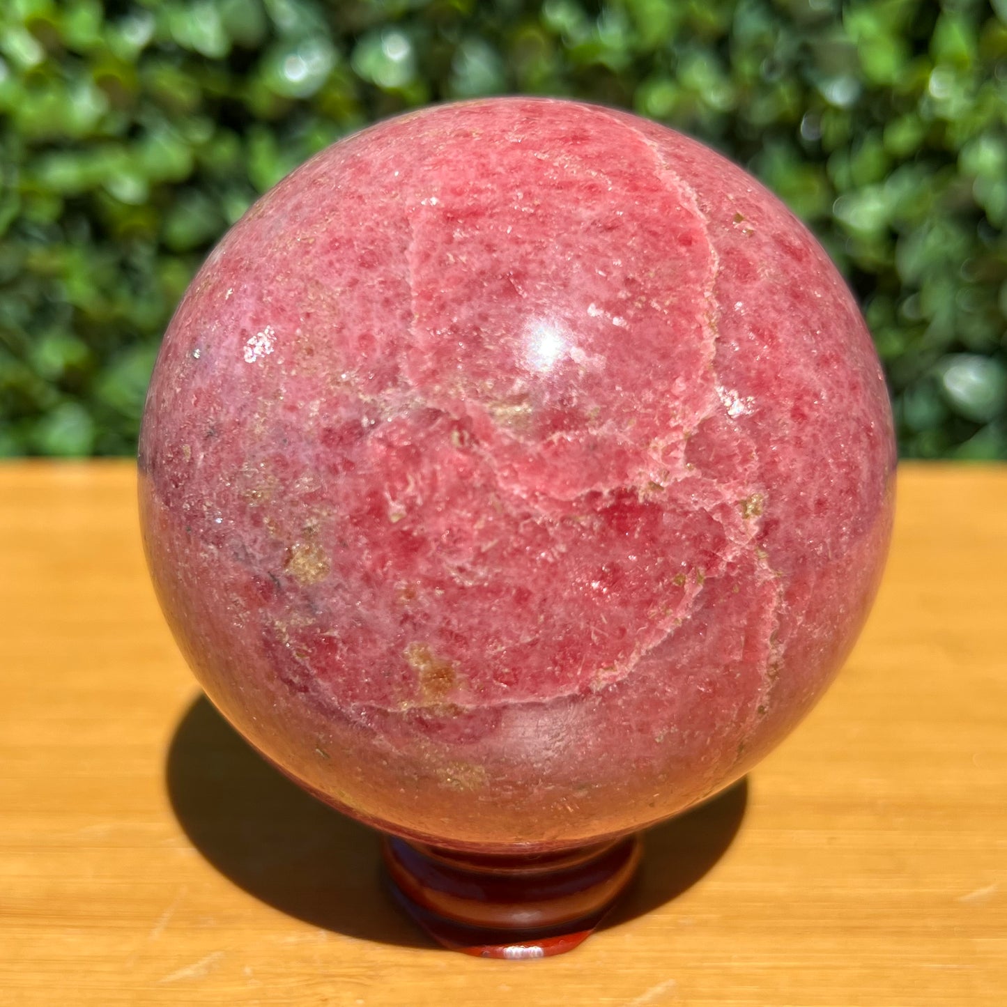 Rhodonite Sphere