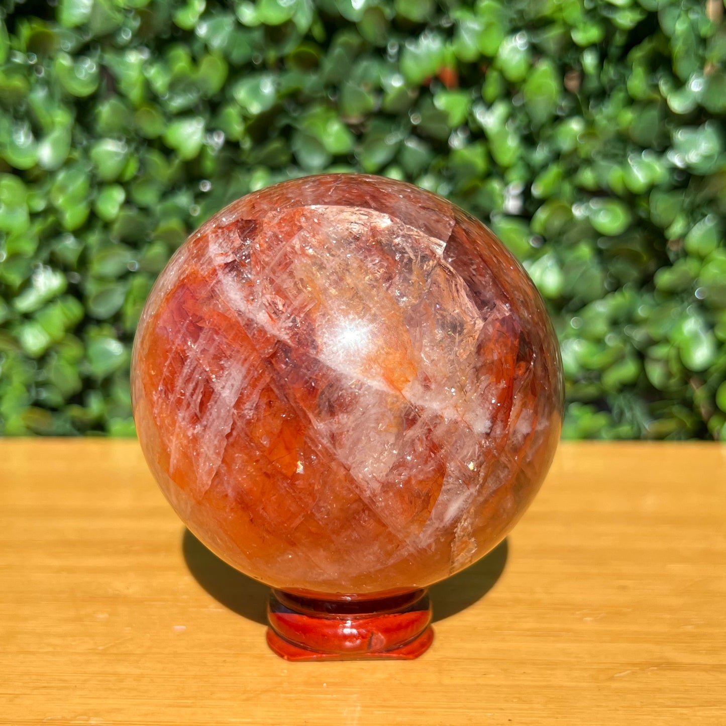 Fire Quartz Sphere