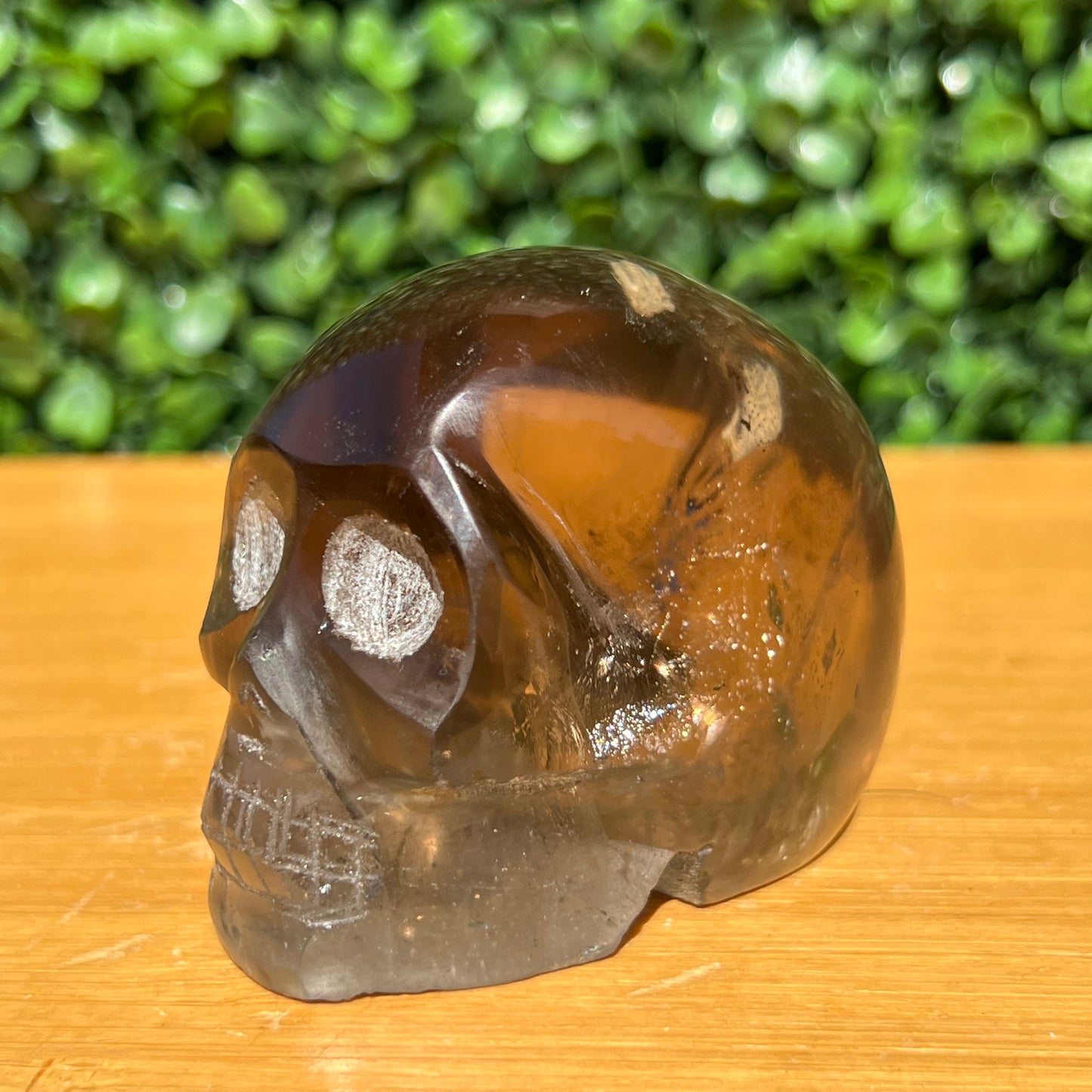 Smokey Quartz Skull
