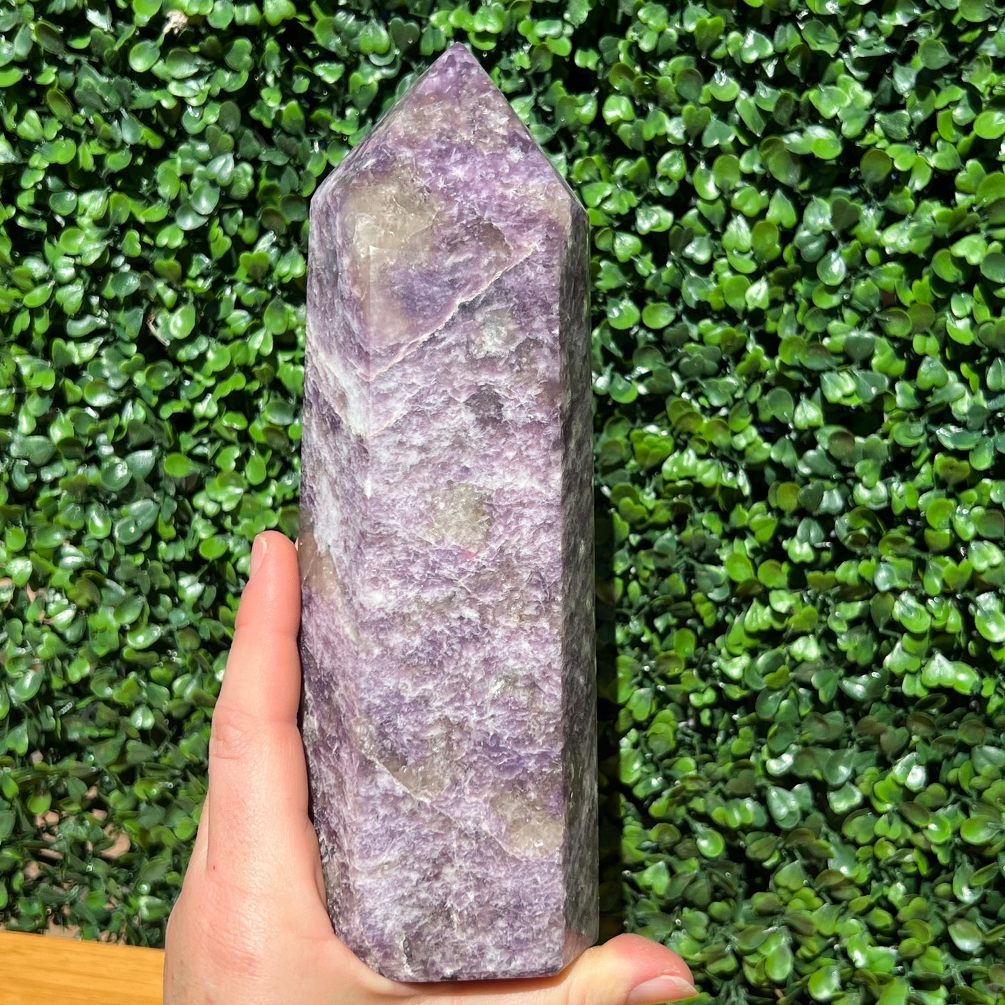 Lepidolite Unicorn Stone Tower