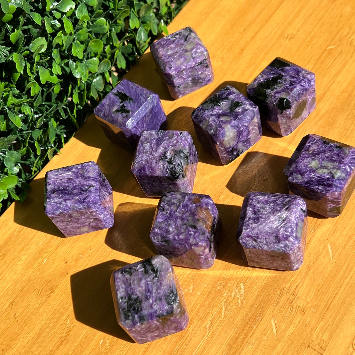 Charoite Cubes