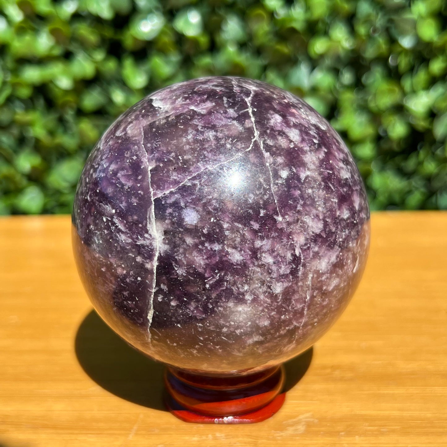 Lepidolite Sphere