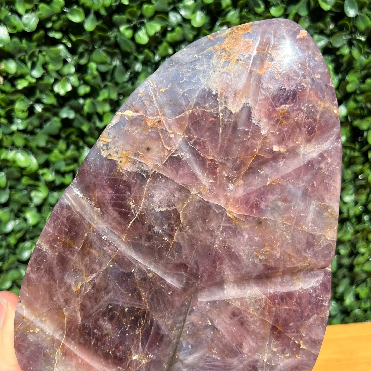 Purple Quartz Leaf