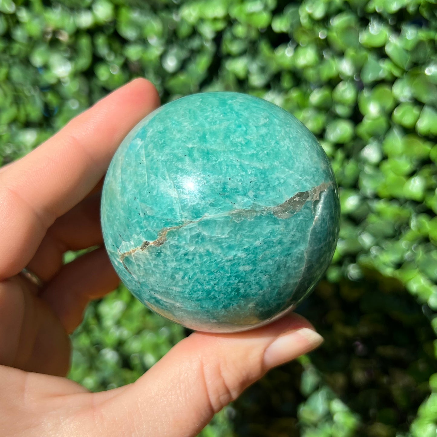 Amazonite Crystal Sphere