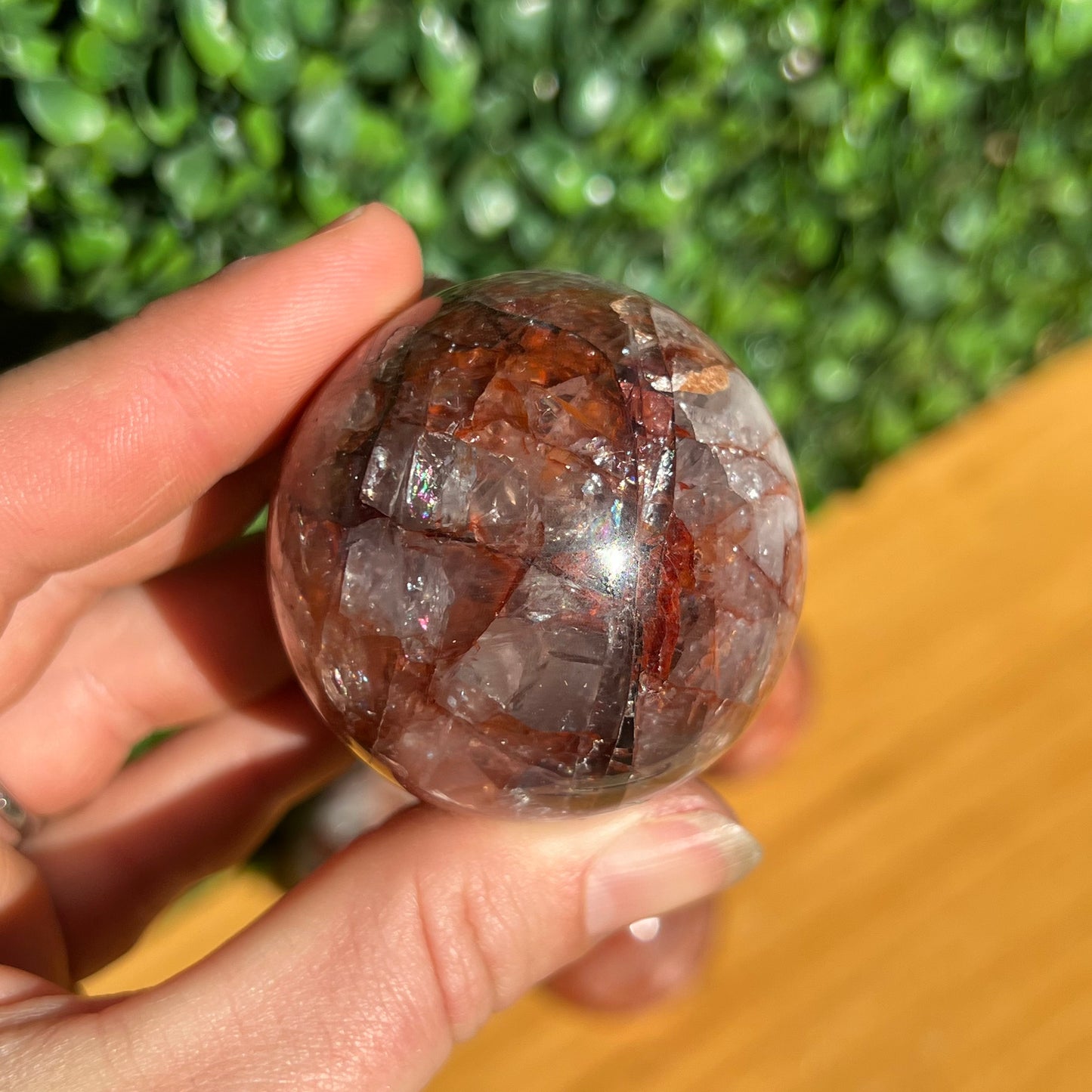 Fire Quartz Sphere’s