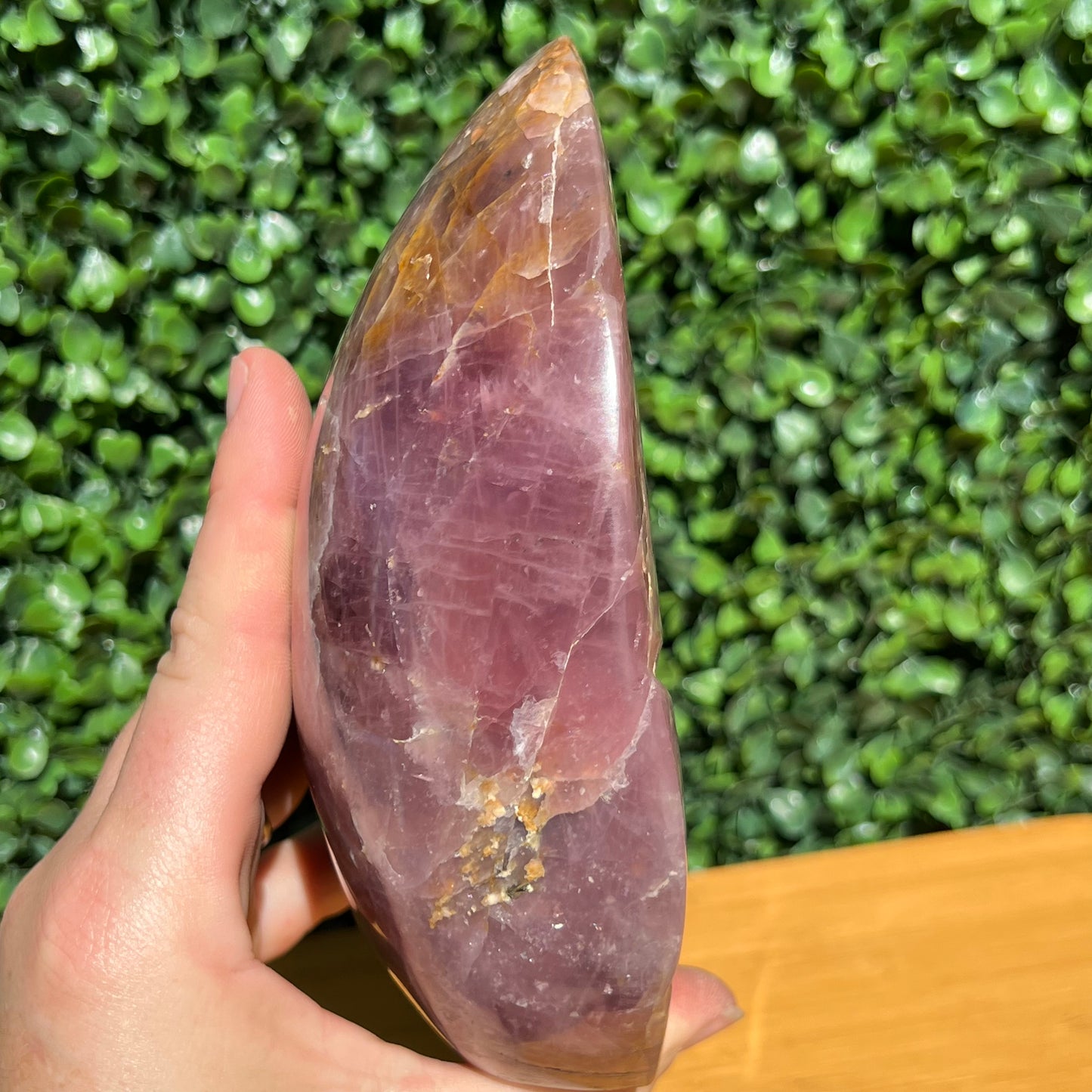 Purple Quartz Leaf