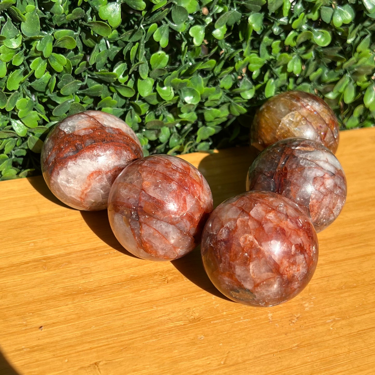 Fire Quartz Sphere’s