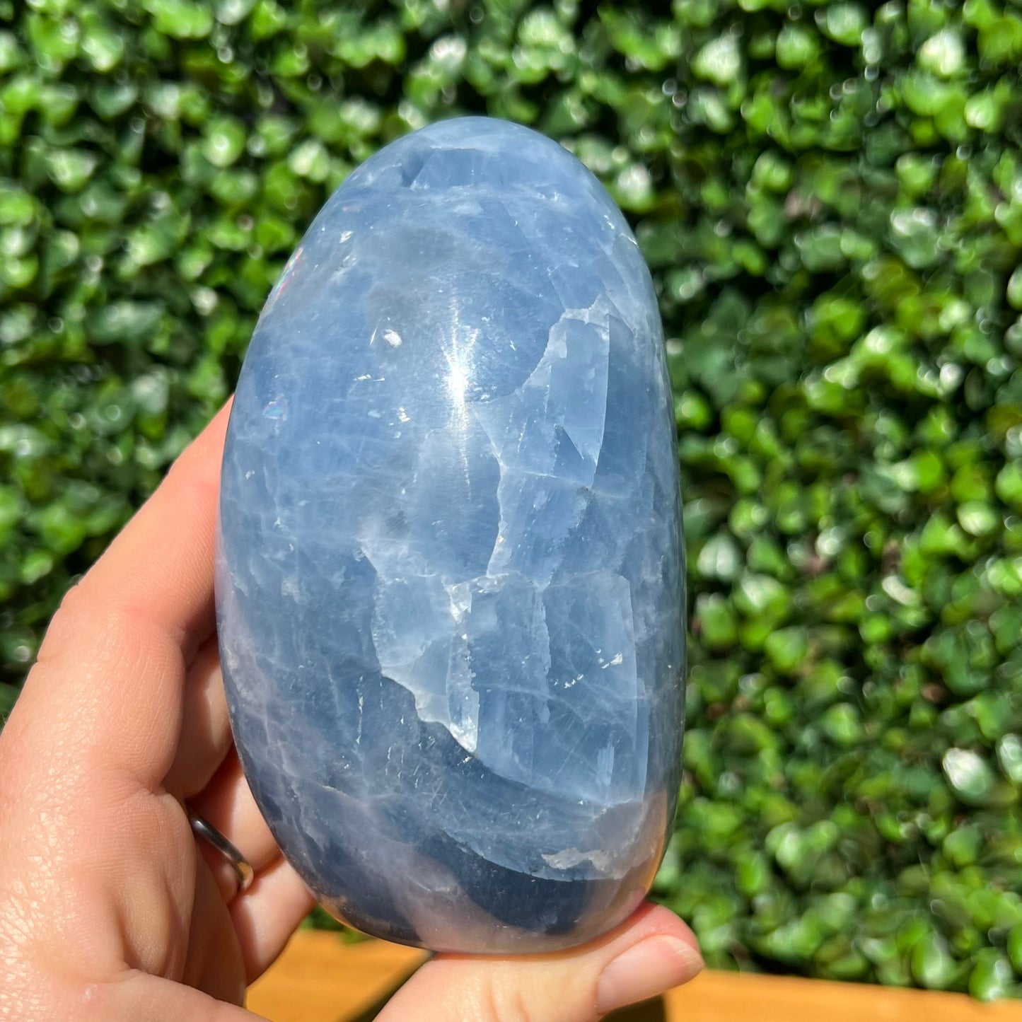 Blue Calcite Free Form