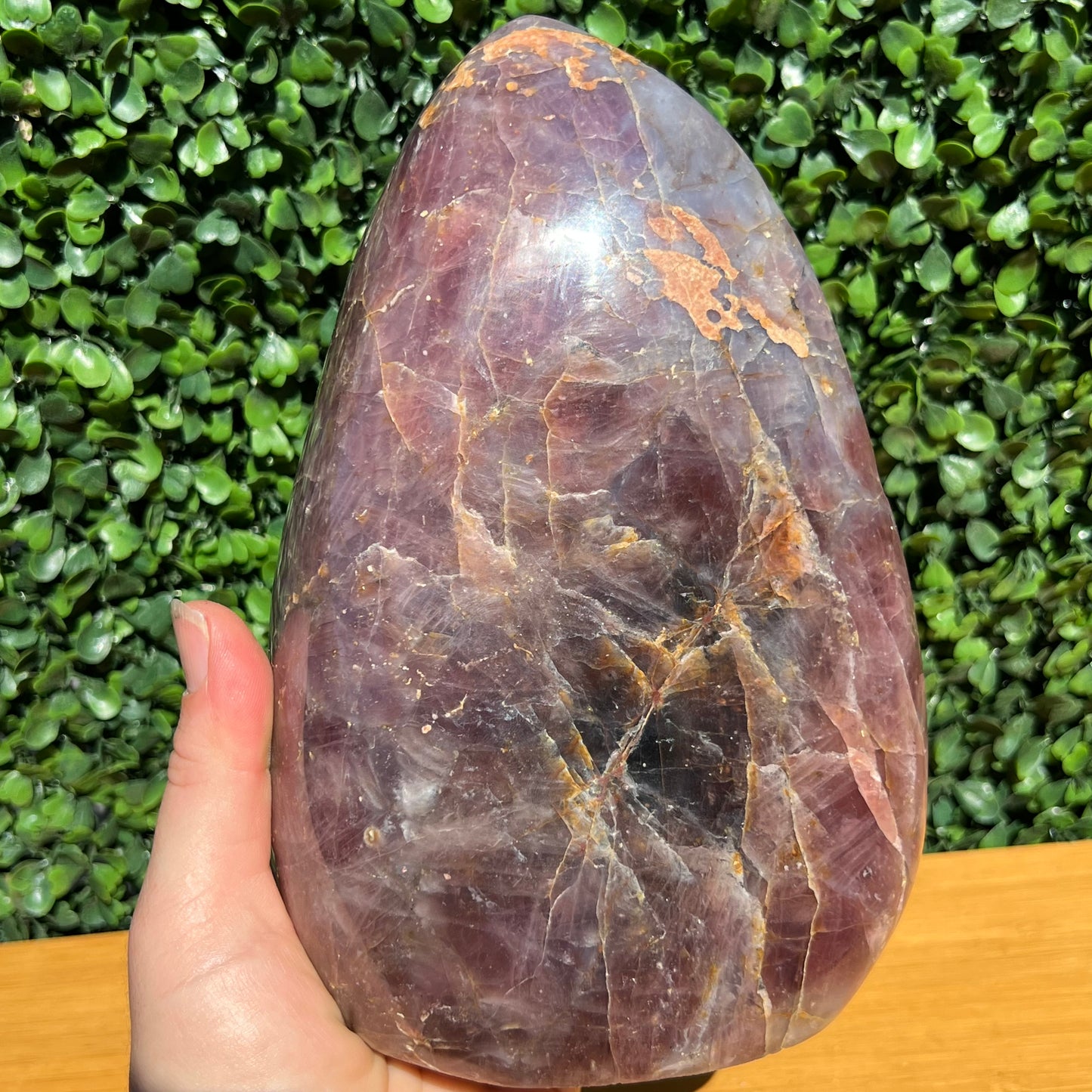 Purple Quartz Leaf