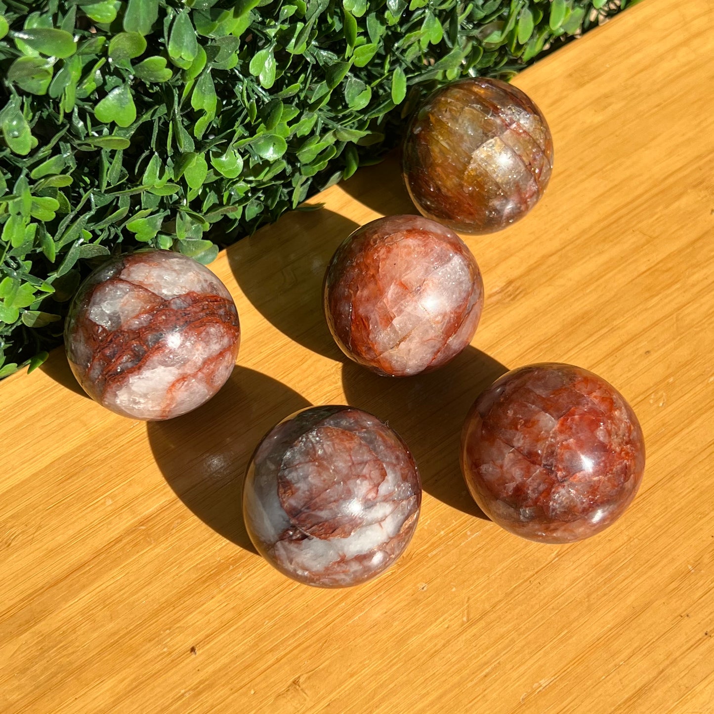 Fire Quartz Sphere’s