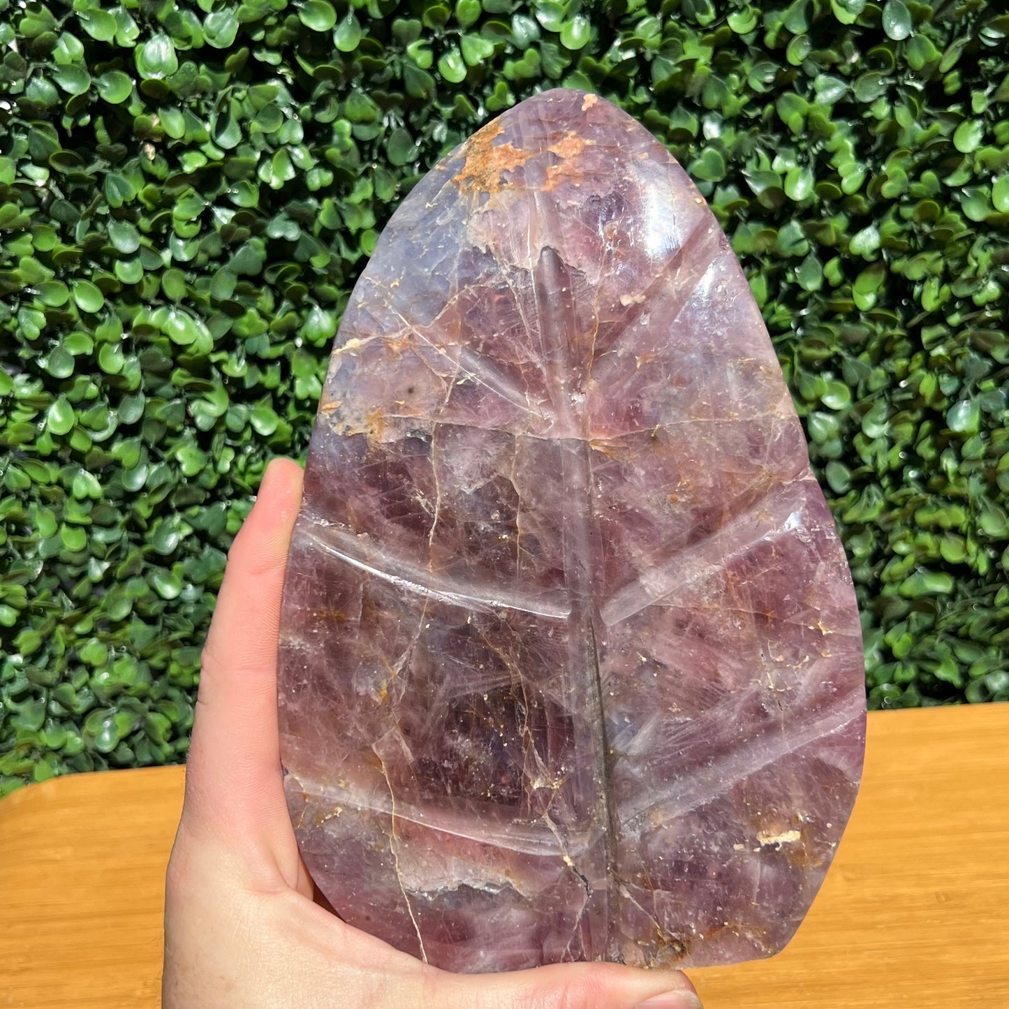 Purple Quartz Leaf