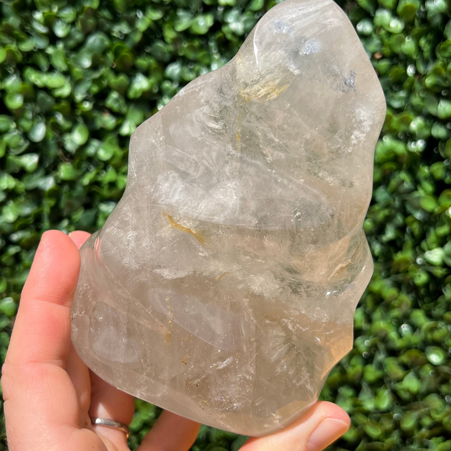 Clear Quartz Flame