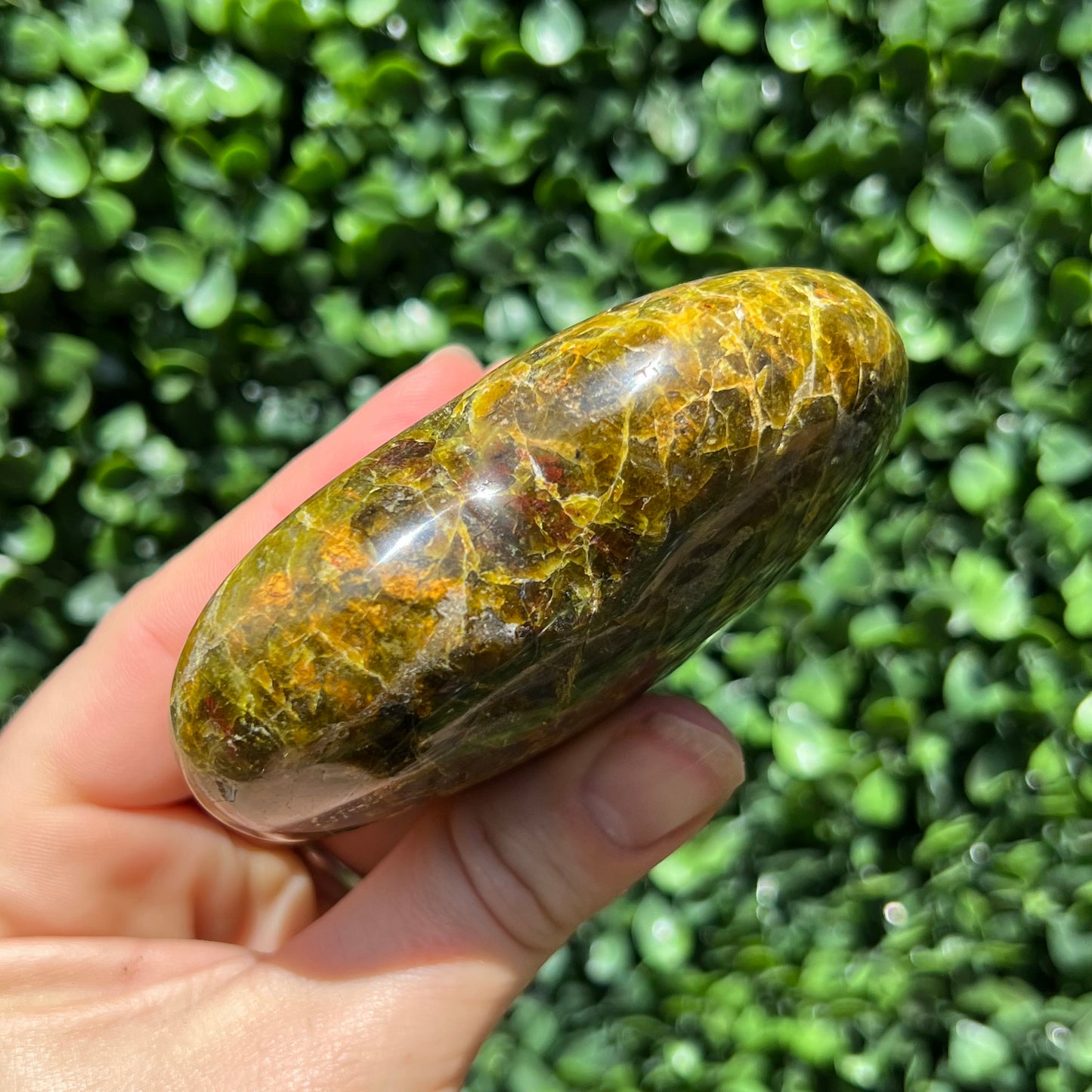 Kiwi Opal Heart