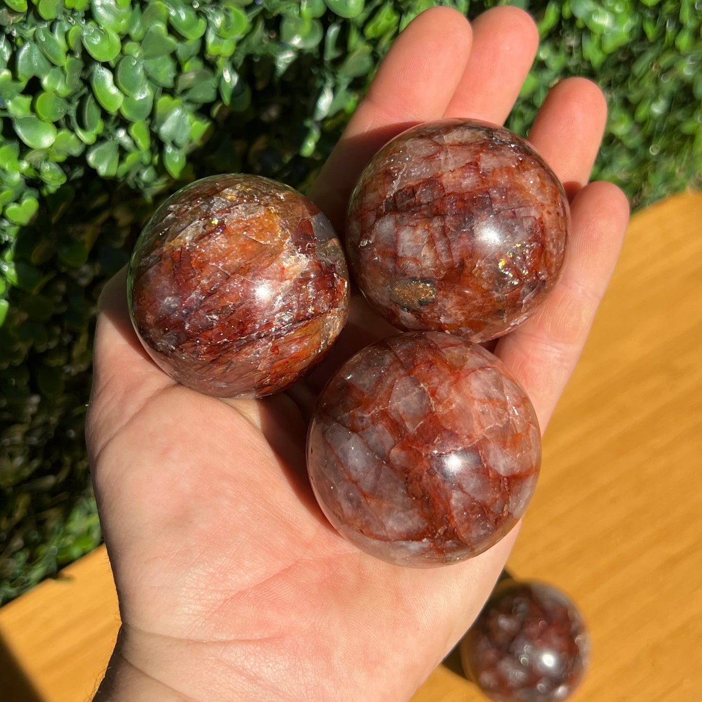 Fire Quartz Sphere’s