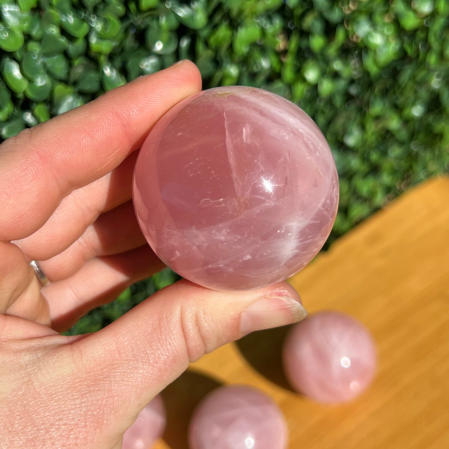 Rose Quartz Sphere’s