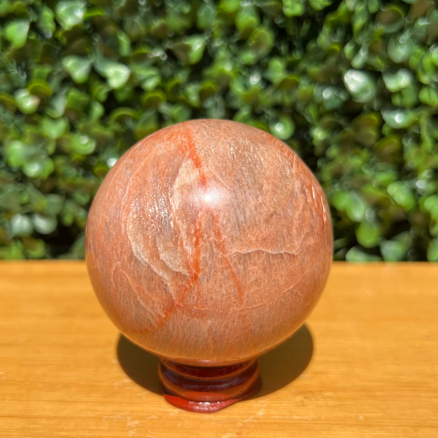 Peach Moonstone Sphere