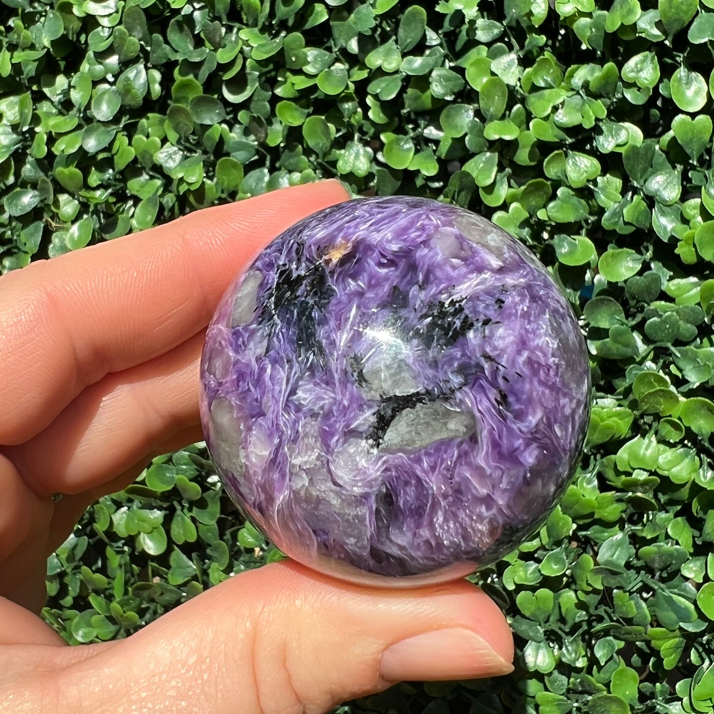 Charoite Sphere