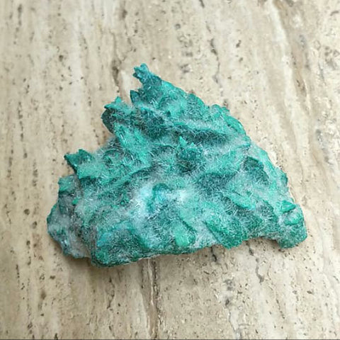 Kobyashevite with Selenite on Calcite.
