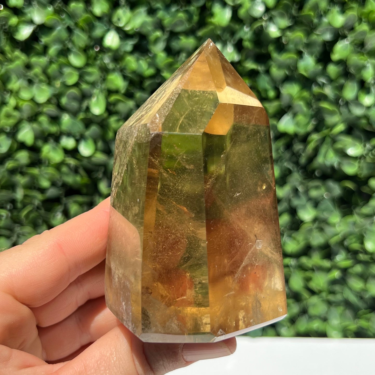 100% Natural Citrine Tower