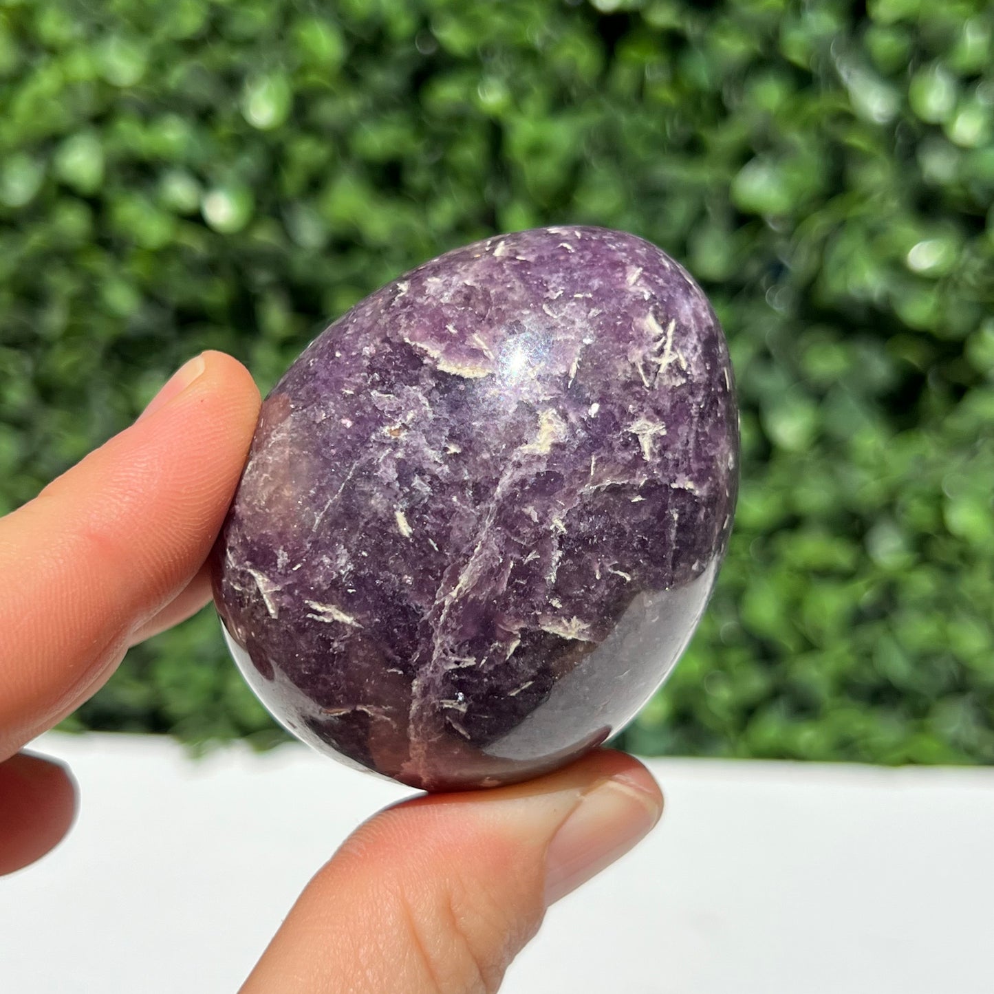 Lepidolite Egg