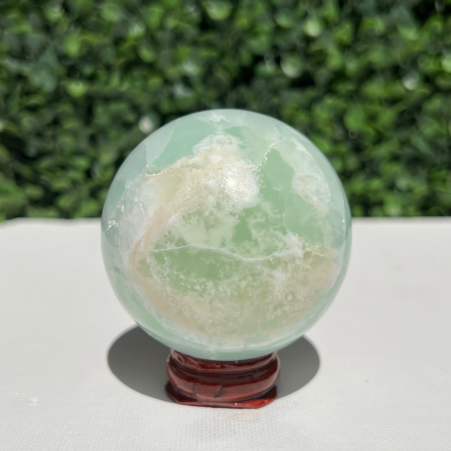 Pistachio Calcite Sphere