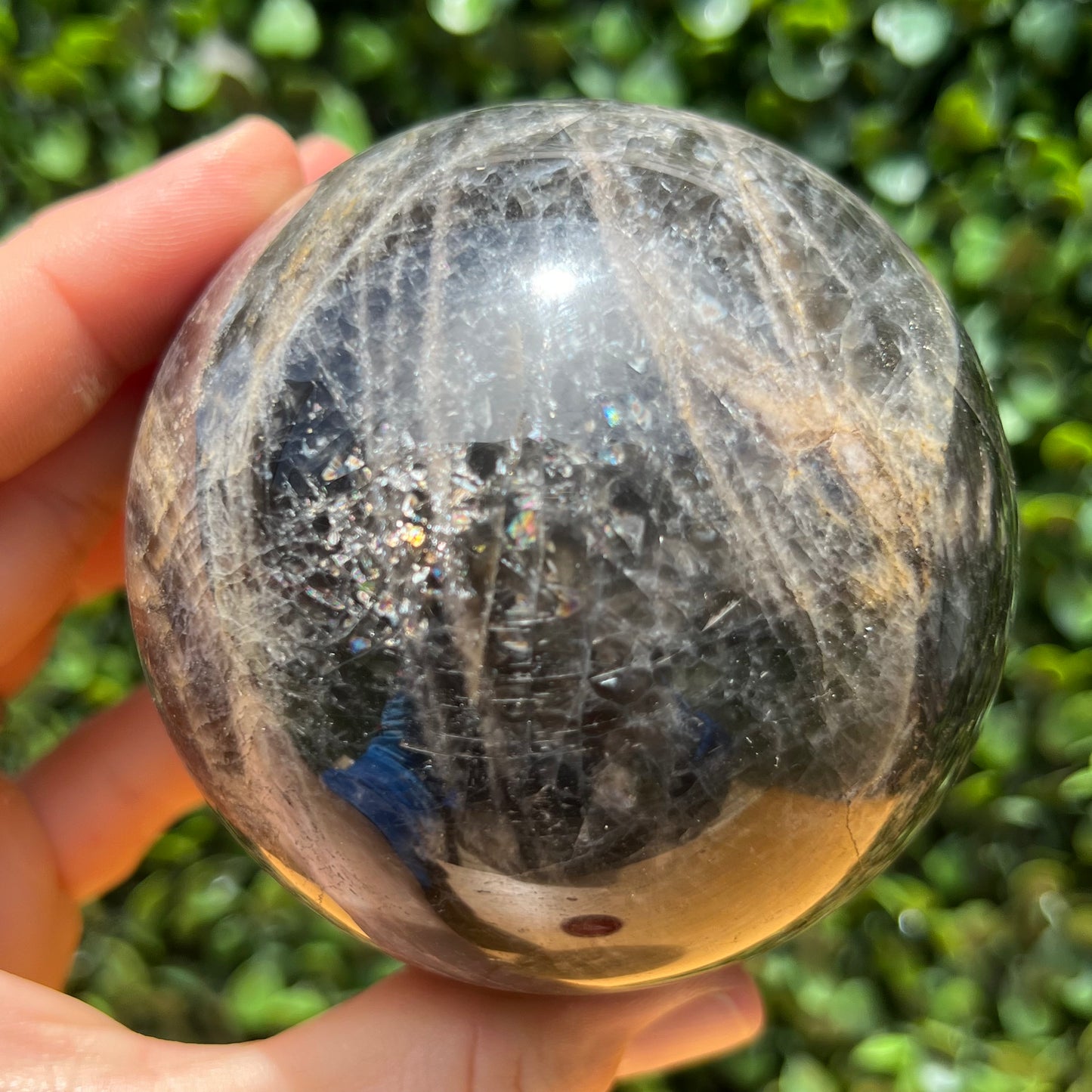 Black Moonstone Sphere