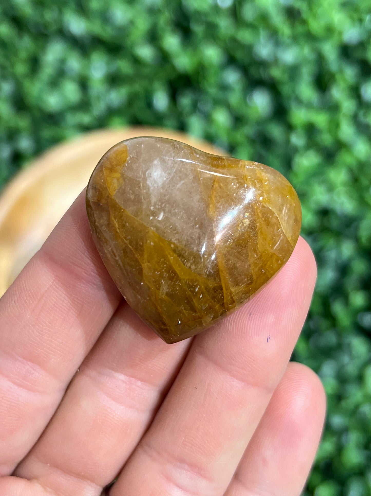 Golden Healer Quartz Heart’s Small