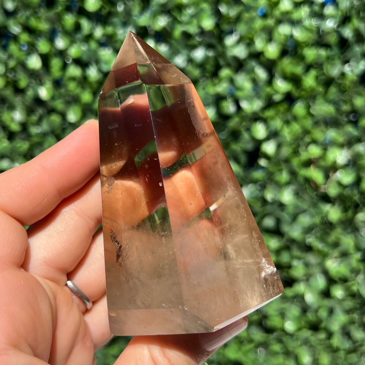 Light Smokey Quartz Tower
