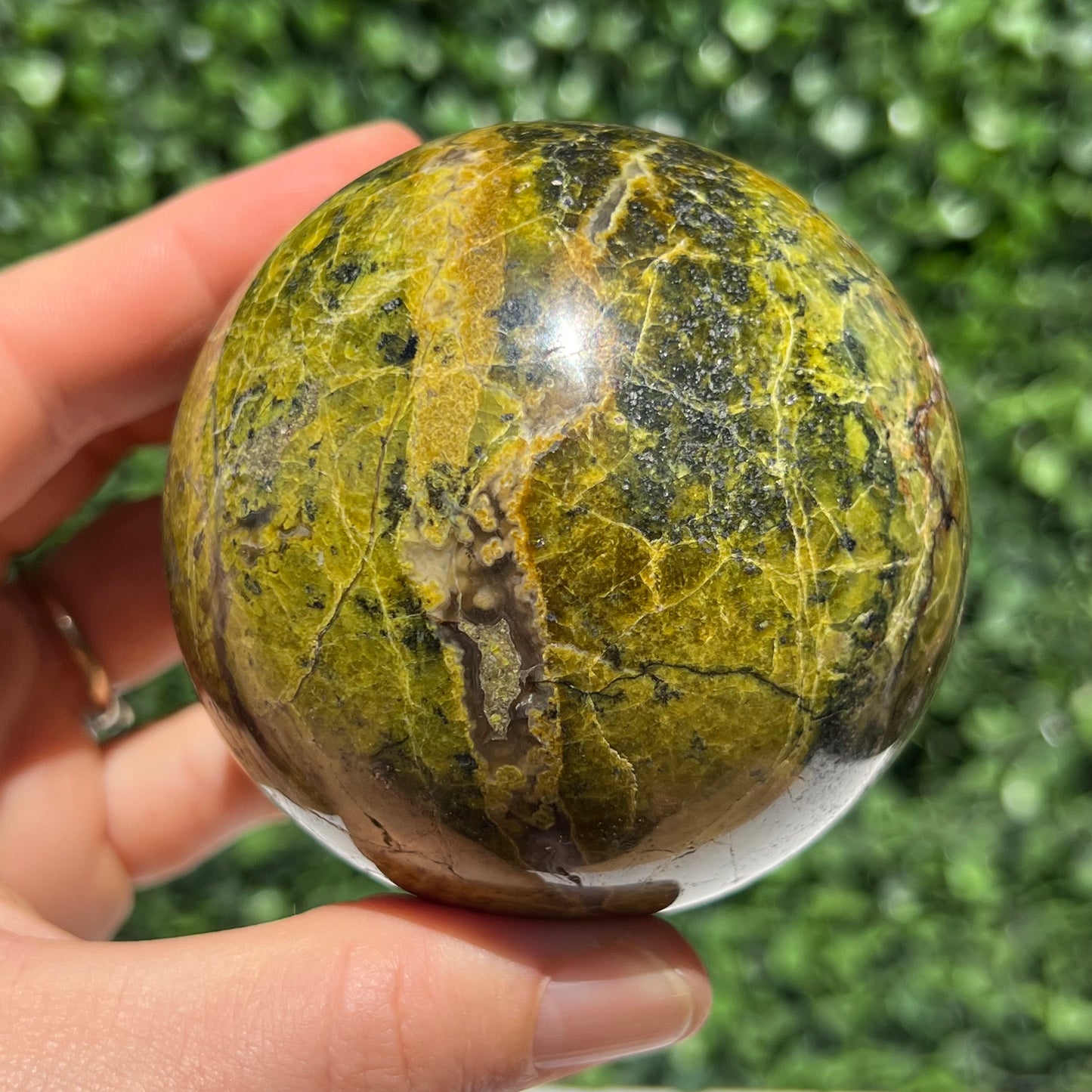 Kiwi Opal Sphere