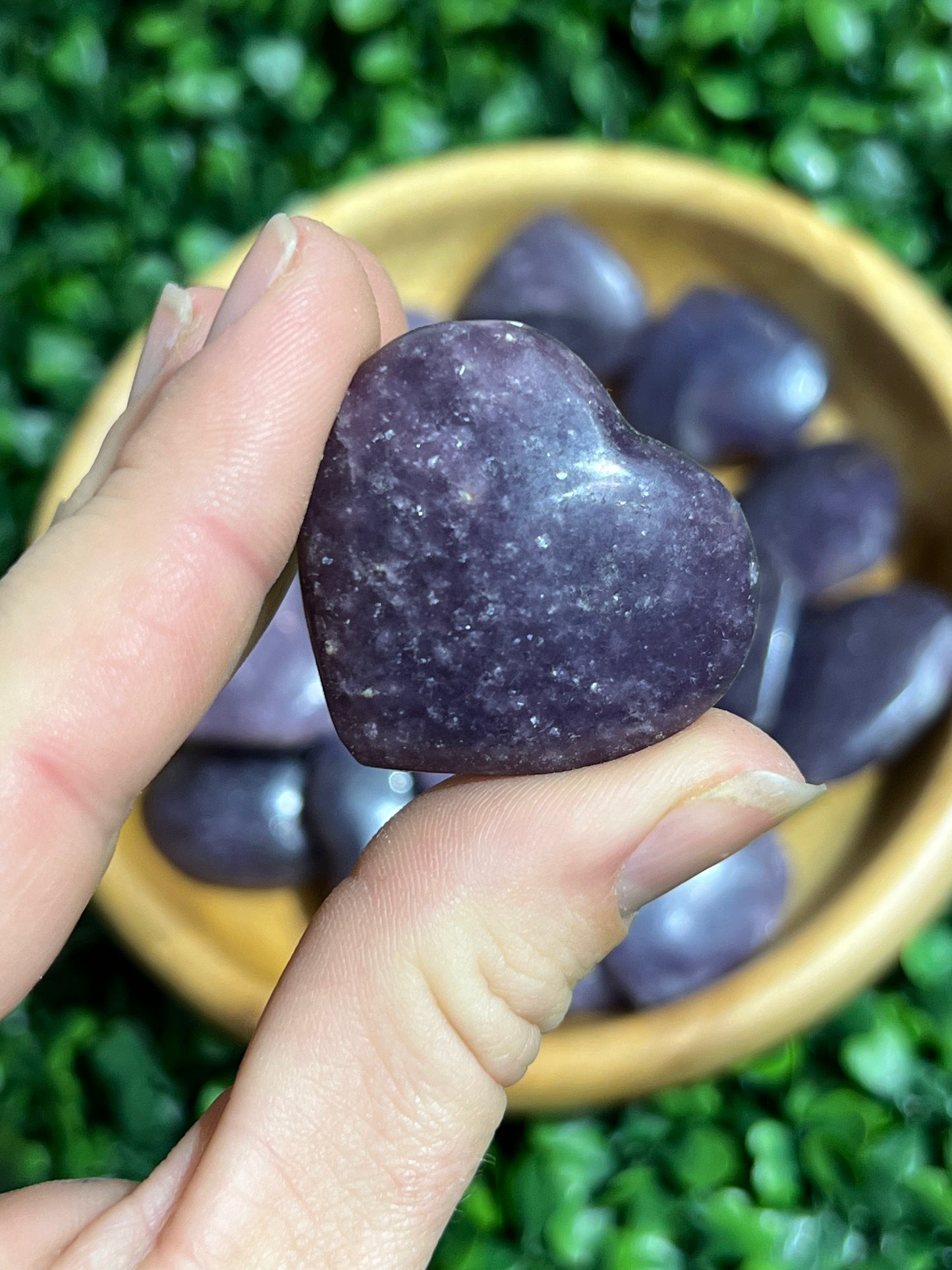Lepidolite Heart’s Small