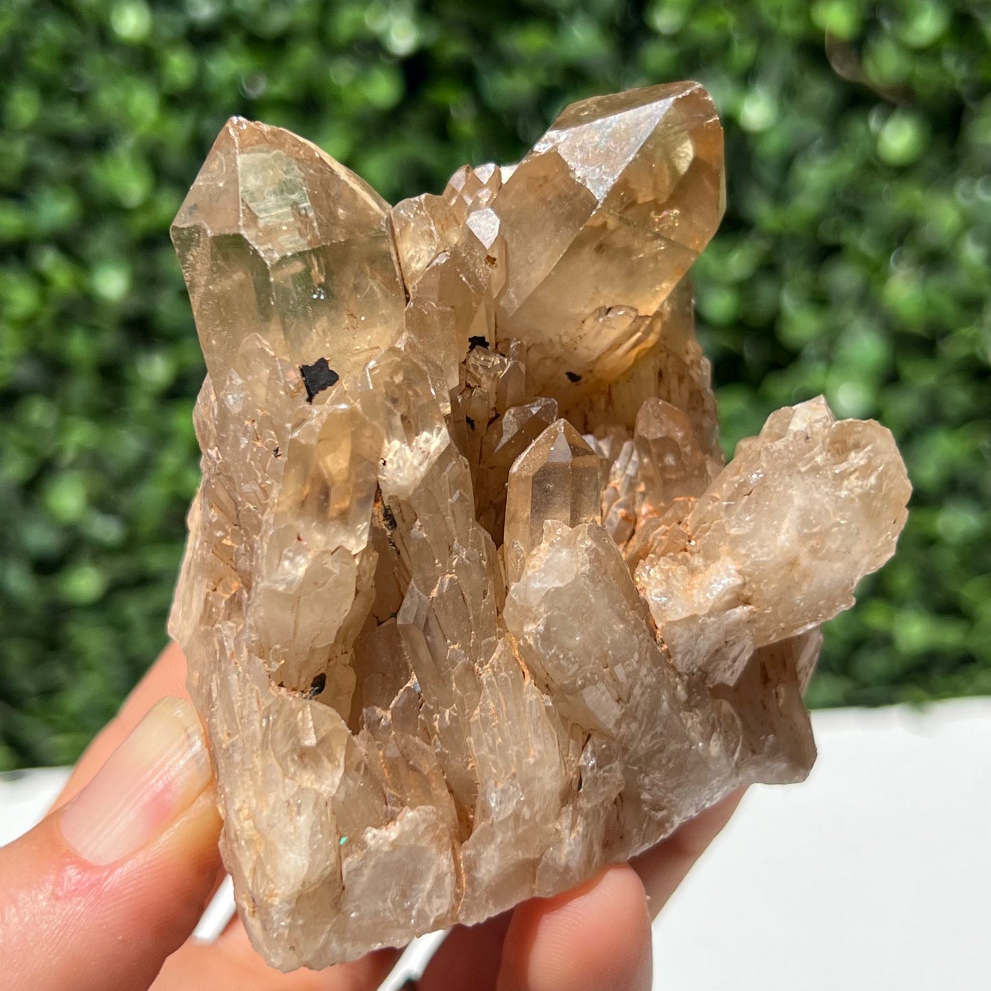 100% Natural Kundalini Citrine Cluster