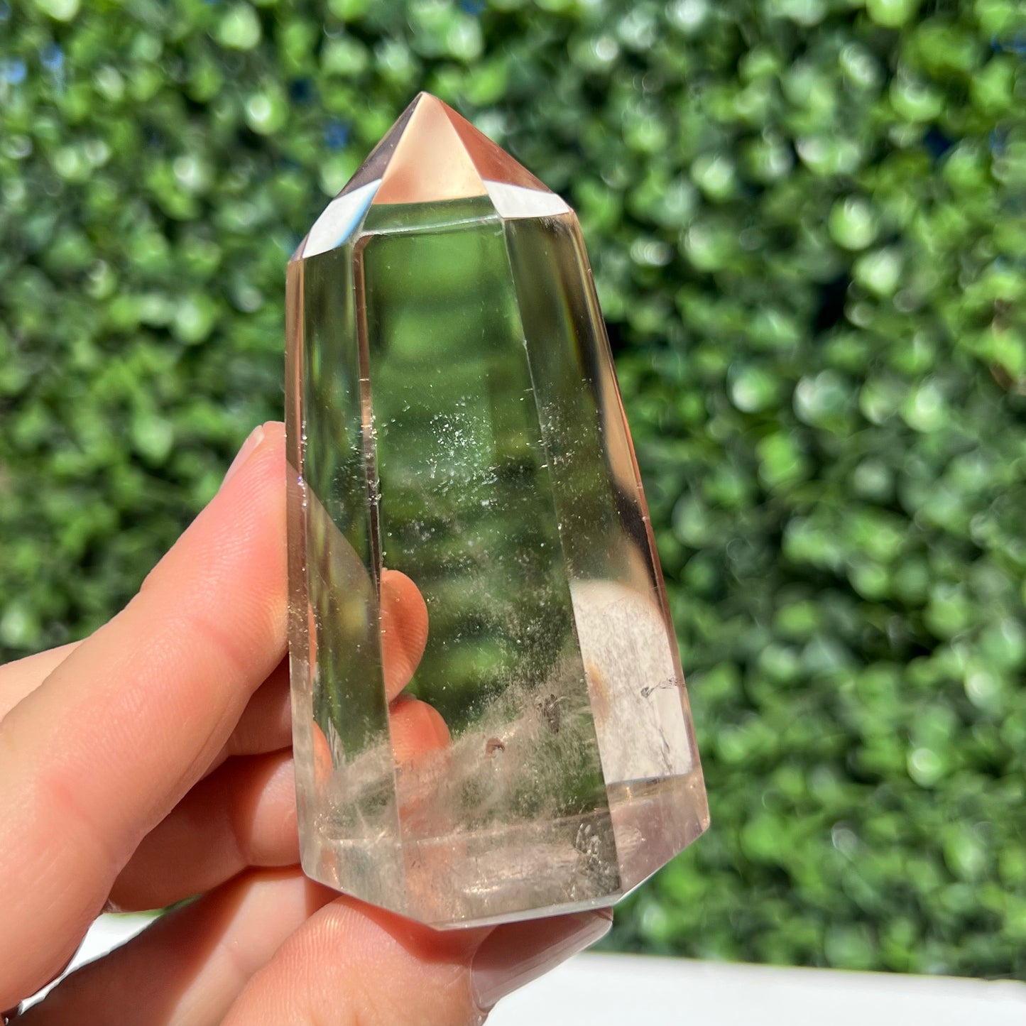 Light Smokey Quartz Tower