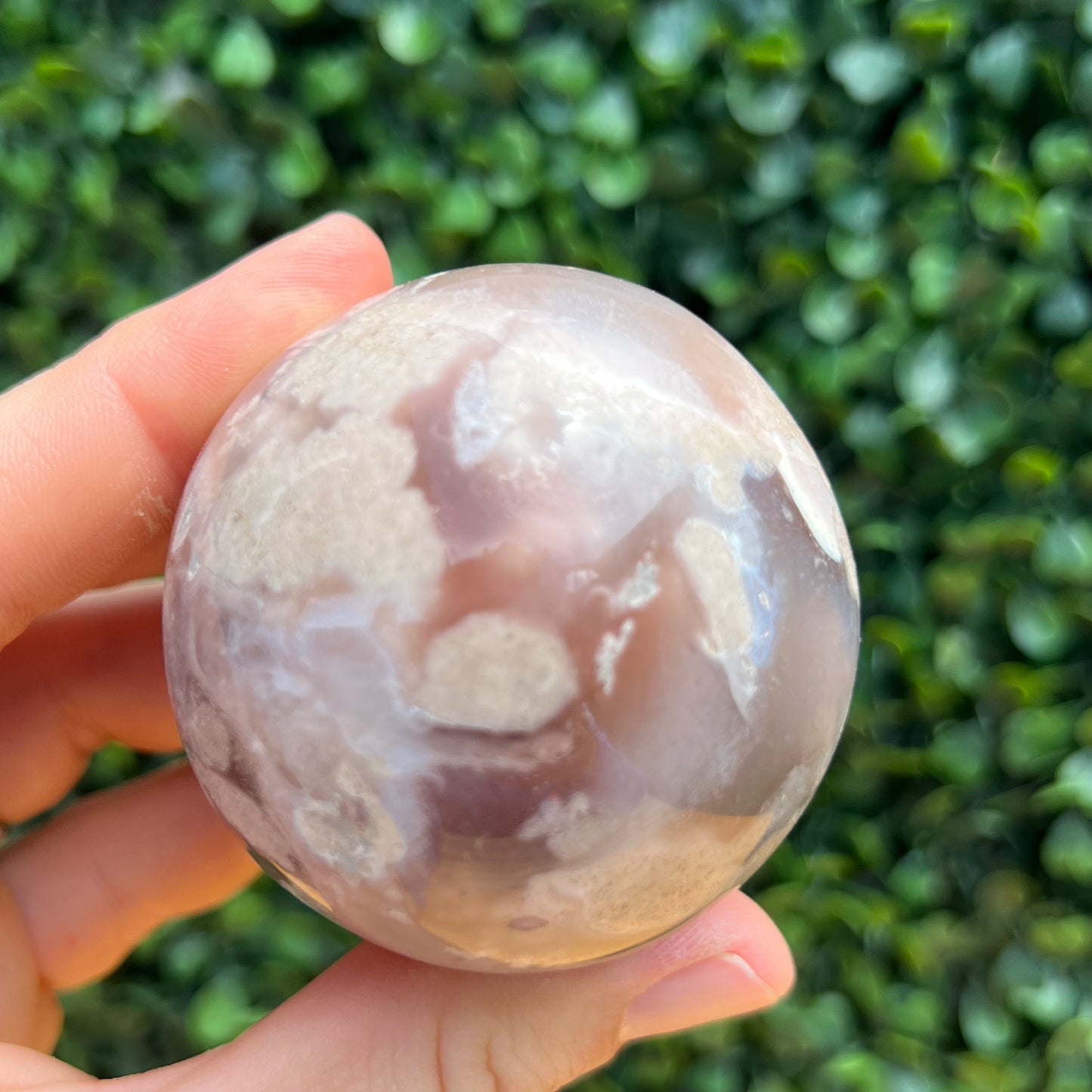 Flower Agate Sphere