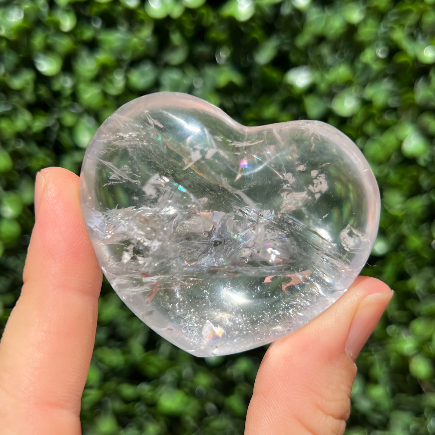 Clear Quartz Heart